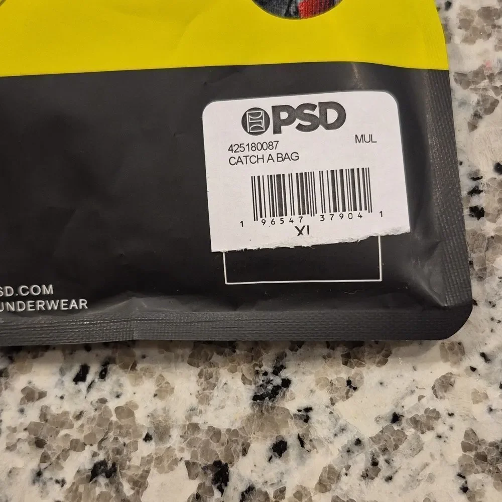 PSD Mens Boxer Brief- Underwear- Catch A Bag Monry These Size XL New